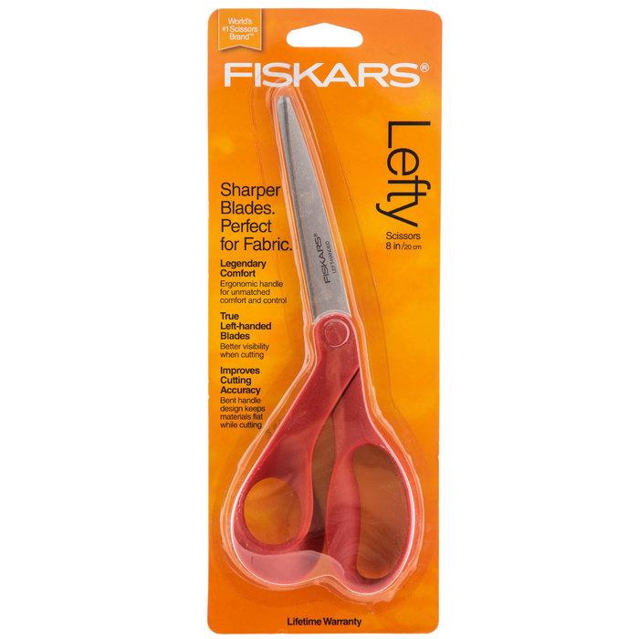 Fiskars - Lefty - The Original - Red Handled Scissors - 8