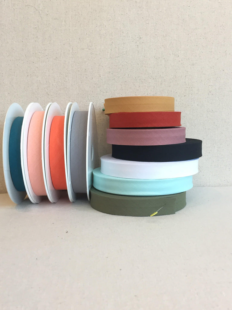 Single Fold Bias Tape - 20mm (3/4") - Various Colors