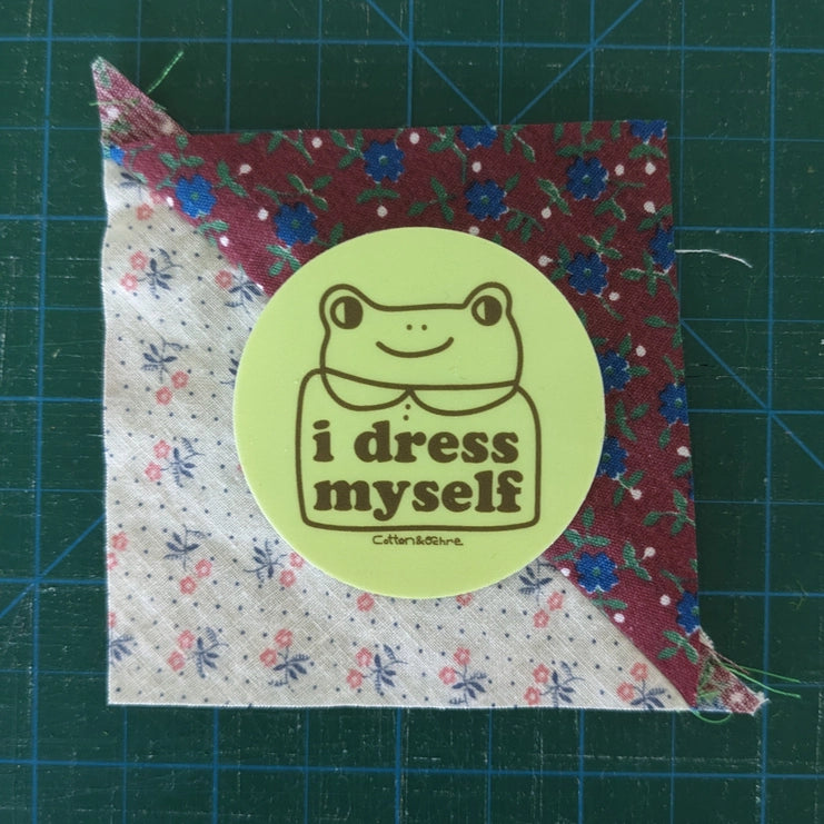 Cotton and Ochre - I Dress Myself Sticker