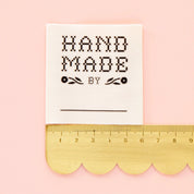 Sarah Hearts - Organic Cotton Write In Sewing Label - Crafty Handmade