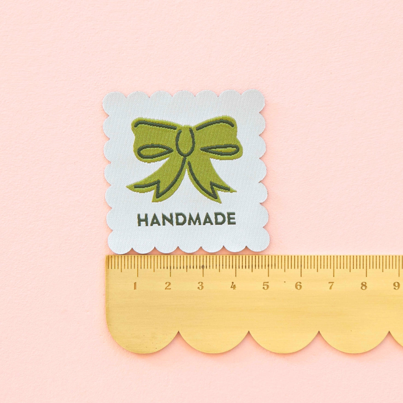 Sarah Hearts - Bows Woven Large Labels