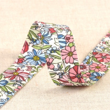 Bias Tape - Vintage Floral - Various Colors