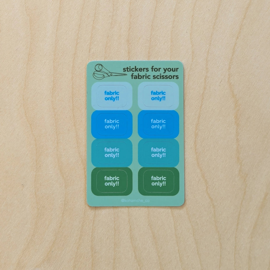 Kohamche - Stickers to Protect Your Fabric Shears