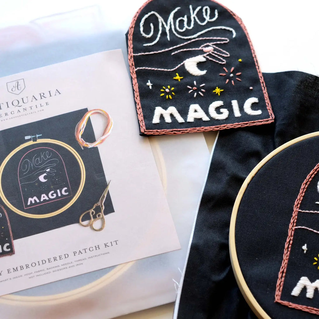 Antiquaria - Make Magic Embroidery Patch Kit