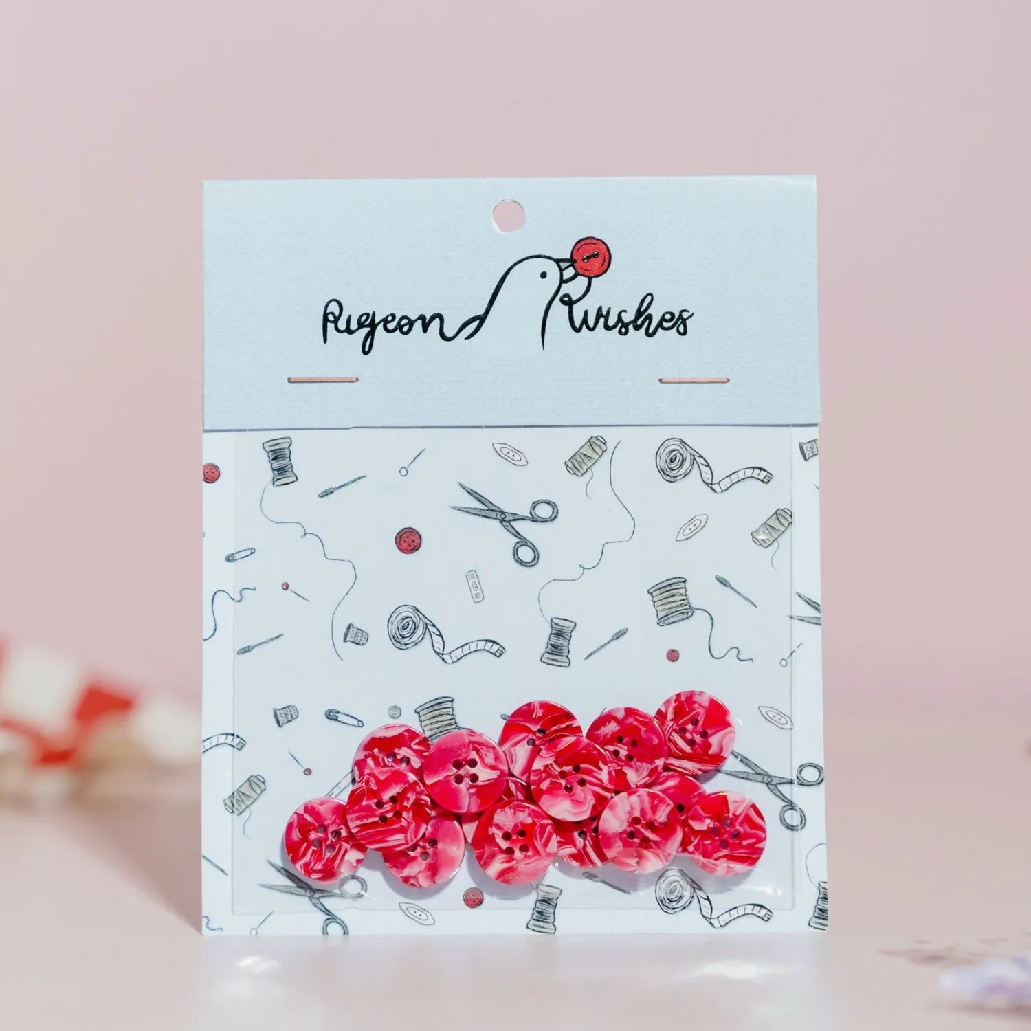 Pigeonwishes - 15mm Shirting Button Set - Various Colors/Shapes