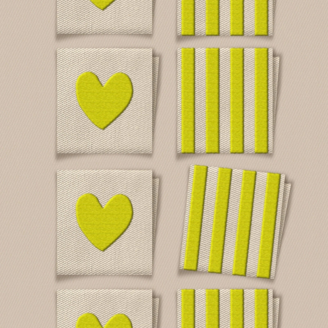 Stripe Woven Labels