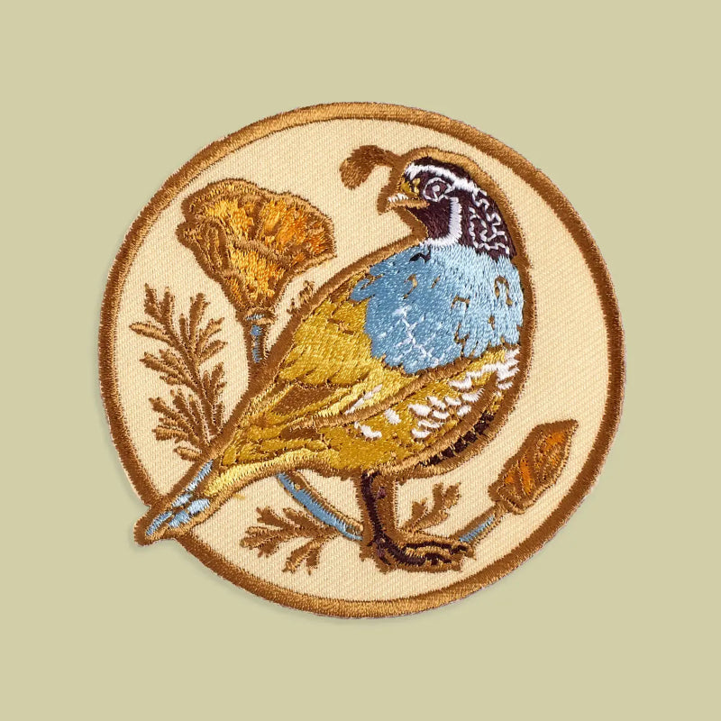 Mustard Beetle - Quail and Poppies Patch
