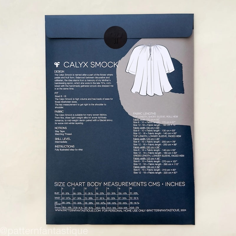 Pattern Fantastique - Calyx Smock