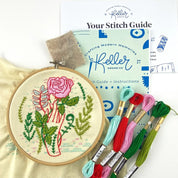 Keller Design Co. - Embroidery Kit - Hello from Rose City