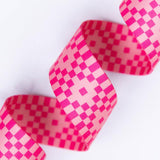 Ruby Star Society - 1.5" Webbing - Bitmapped - Neon Pink