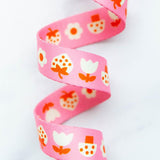 Ruby Star Society - 1" Webbing - Strawbitties - Pink