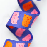 Ruby Star Society - 1.5" Webbing - Gummy Bears - Blue