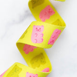 Ruby Star Society - 1.5" Webbing - Gummy Bears - Citron