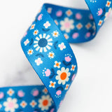 Ruby Star Society - 1.5" Webbing - Florametry - Br Blue