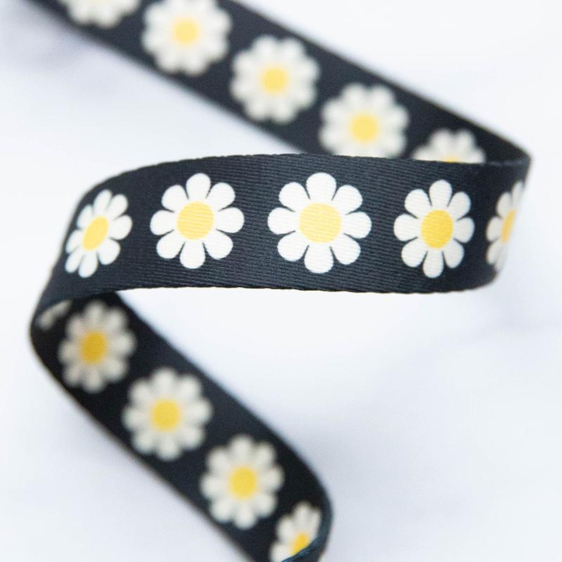 Ruby Star Society - 1" Webbing - Daisy - Yellow