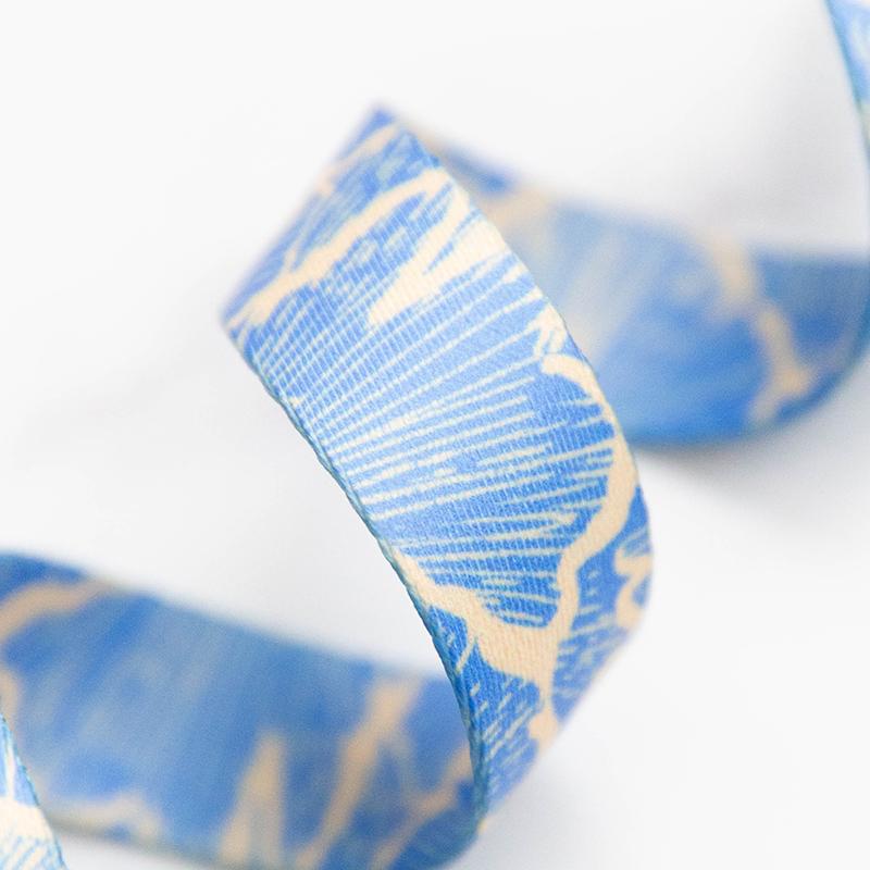 Ruby Star Society - 1" Webbing - Gingko Leaves