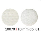 1 Pair 3/4" Adhesive Hook and Loop - White