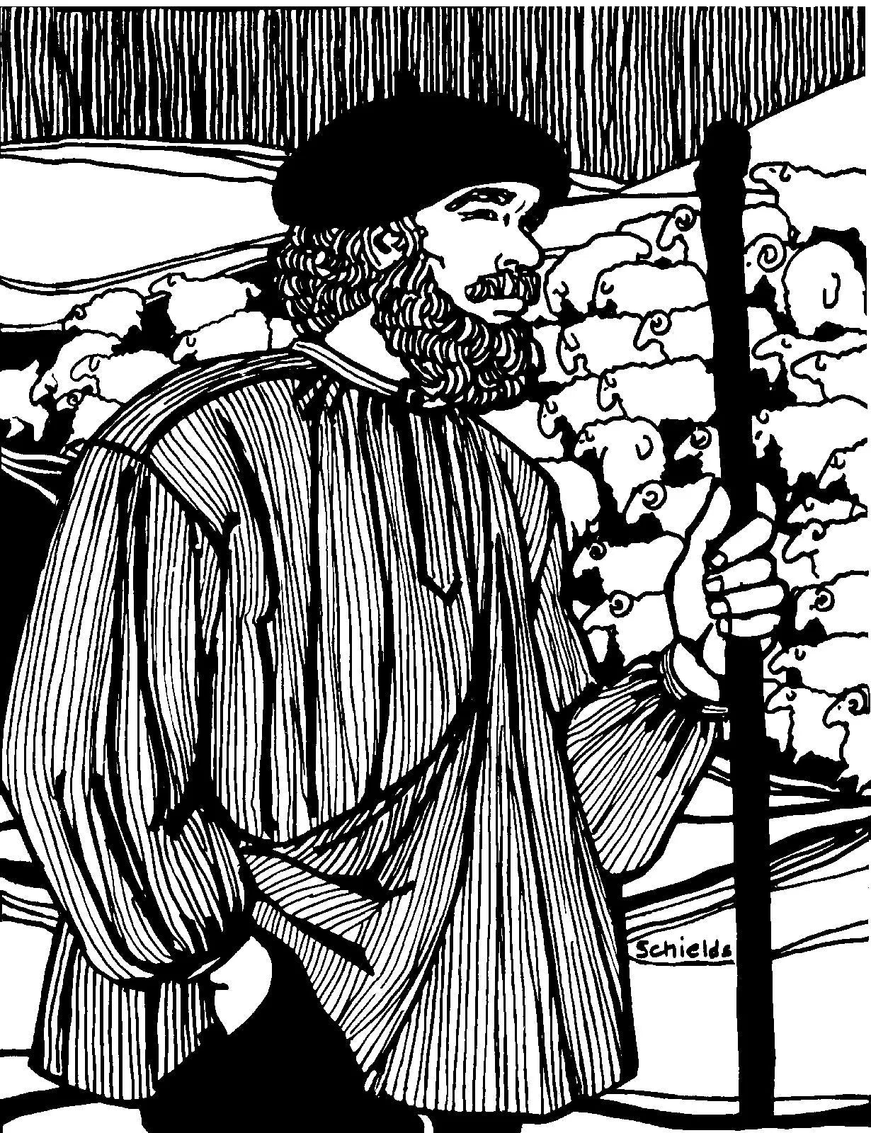 Folkwear - 102 French Cheesemaker's Smock - PDF and Printed Pattern