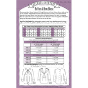 Decades of Style - Decades Everyday - #104 Buttons and Bows Blouse - PDF and Printed Pattern