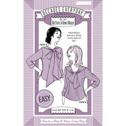 Decades of Style - Decades Everyday - #104 Buttons and Bows Blouse - PDF and Printed Pattern