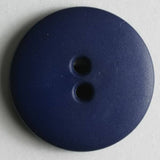 Dill - Two Hole Button - 13mm - Eggplant