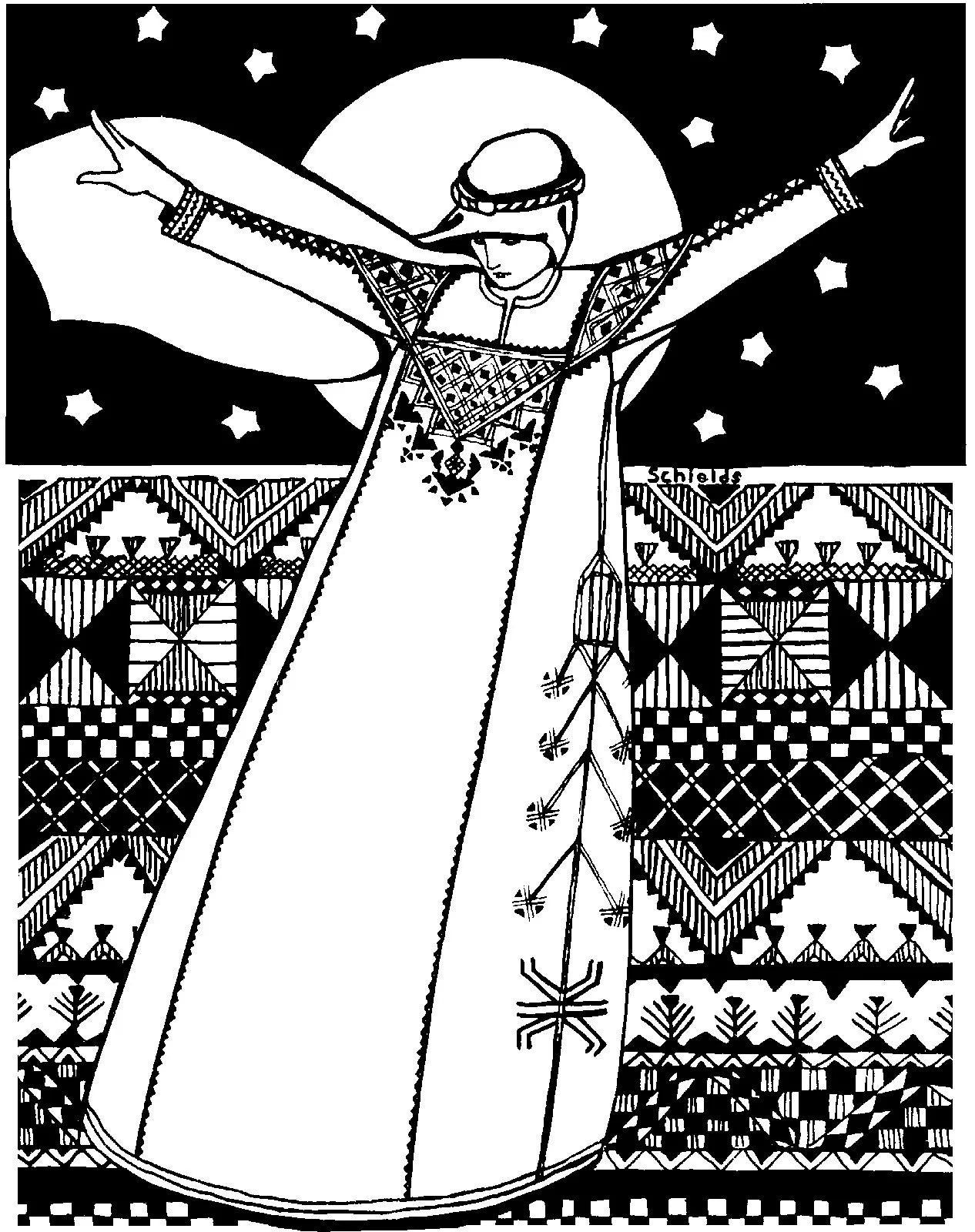 Folkwear - 105 Syrian Dress - PDF and Printed Pattern