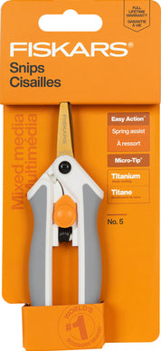 Fiskars - Easy Action Micro-Tip Titanium Scissors - 5"