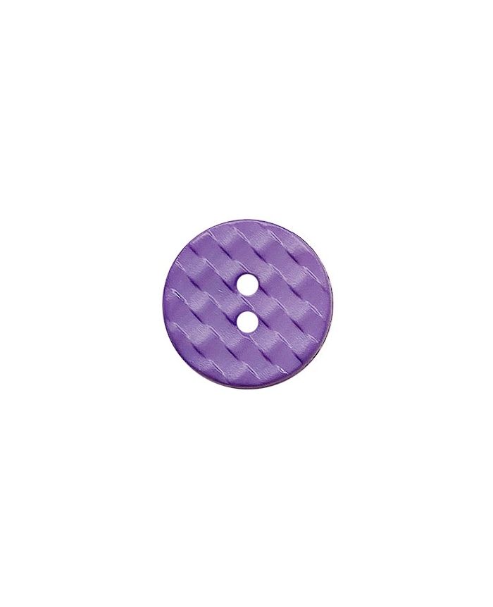 Dill - Lilac Solid Checkerboard Button - 13mm