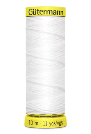 Gutermann Elastic Thread - 11 yard - Black - Shirring Elastic