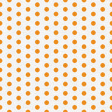 SALE - Paintbrush Studio - Organic Double Gauze - Timeless Dots - Orange