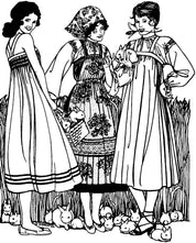 Folkwear - 128 Russian Settlers' Dress - PDF and Printed Pattern