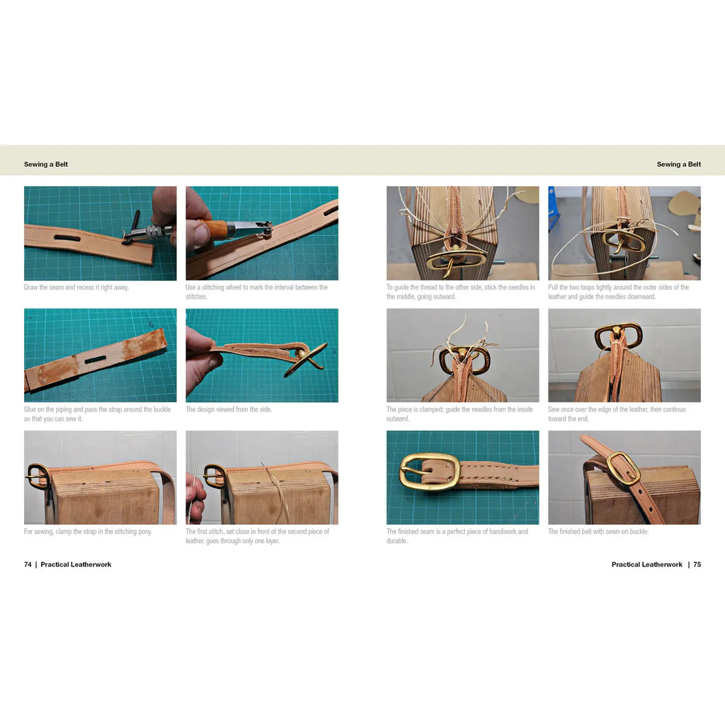 Practical Leatherwork: Cutting, Sewing, Finishing, and Repair - Carsten Bothe