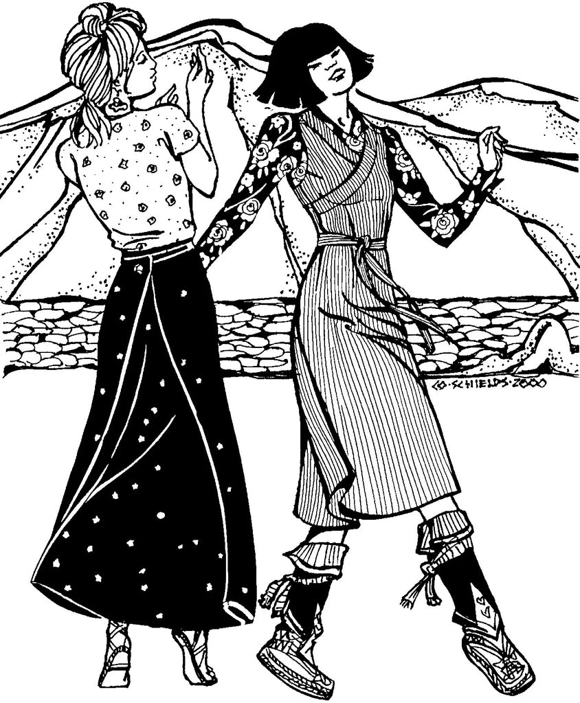 Folkwear - 131 Tibetan Chupa - PDF and Printed Pattern