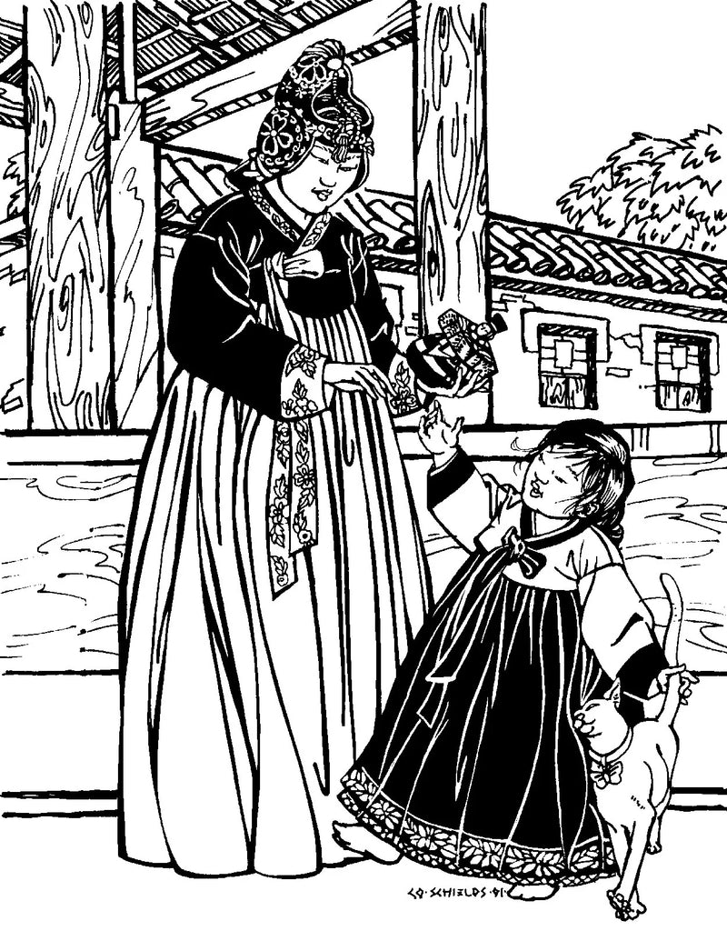 Folkwear - 141 Korean Han-Bok - PDF and Printed Pattern