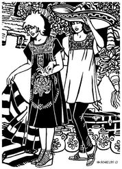 Folkwear - 142 Old Mexico Dress - PDF and Printed Pattern