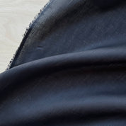 Deadstock - Semi-Sheer Linen - Black