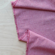 Deadstock - Cotton Seersucker - Red Gingham