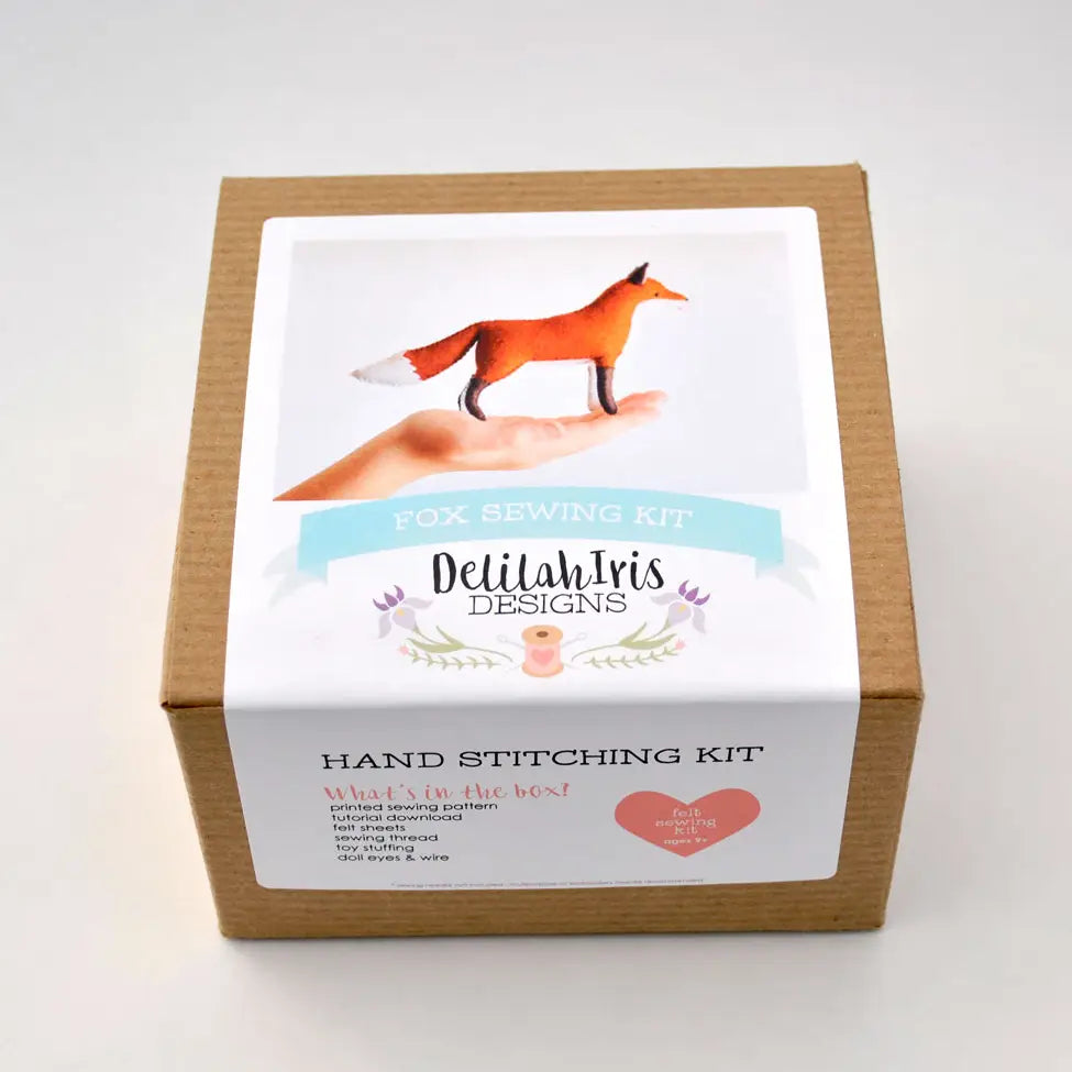 Delilah Iris Designs - Felt Fox DIY Hand Sewing Kit