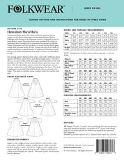 Folkwear - 160 Hawaiian Mu'umu'u - PDF and Printed Pattern