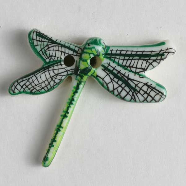 Dill - Dragonfly Button - 25mm