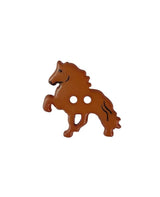 Dill - Two Hole Button - 23mm - Horse