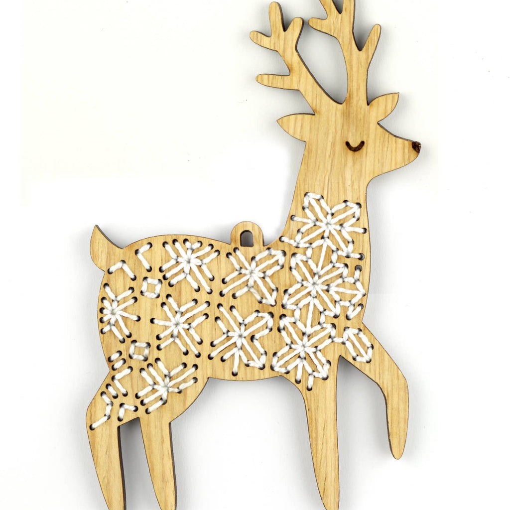 Sale! Kiriki Press - Ornament Embroidery Kits - Reindeer
