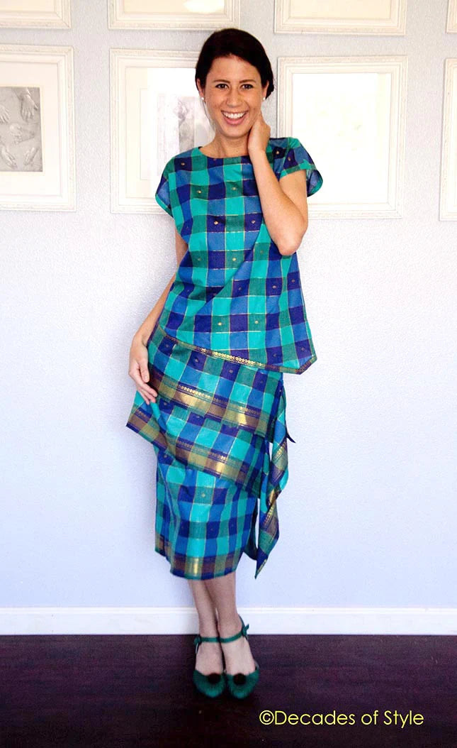 Decades of Style - #2004 1920s Tier-riffic Ensemble - PDF and Printed Pattern