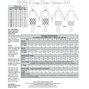 Decades of Style - #2008 1920s Fringe Dress - PDF and Printed Pattern