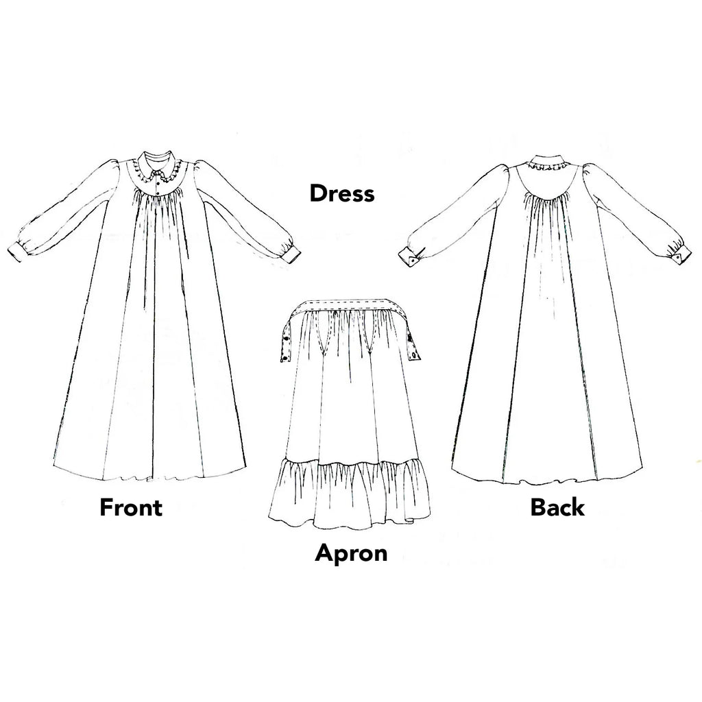 Folkwear - 201 Prairie Dress - PDF and Printed Pattern