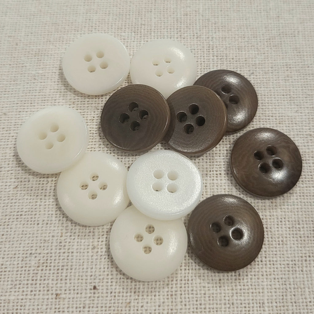 Corozo Button - Various - 15mm