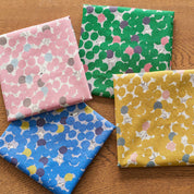 Kokka - Cotton/Linen Sheeting - Marble SUD Tree Dot - Green