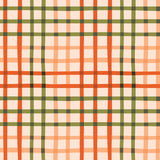 Cloud 9 - Crimson and Evergreen - Wavy Fun Checks - Blush