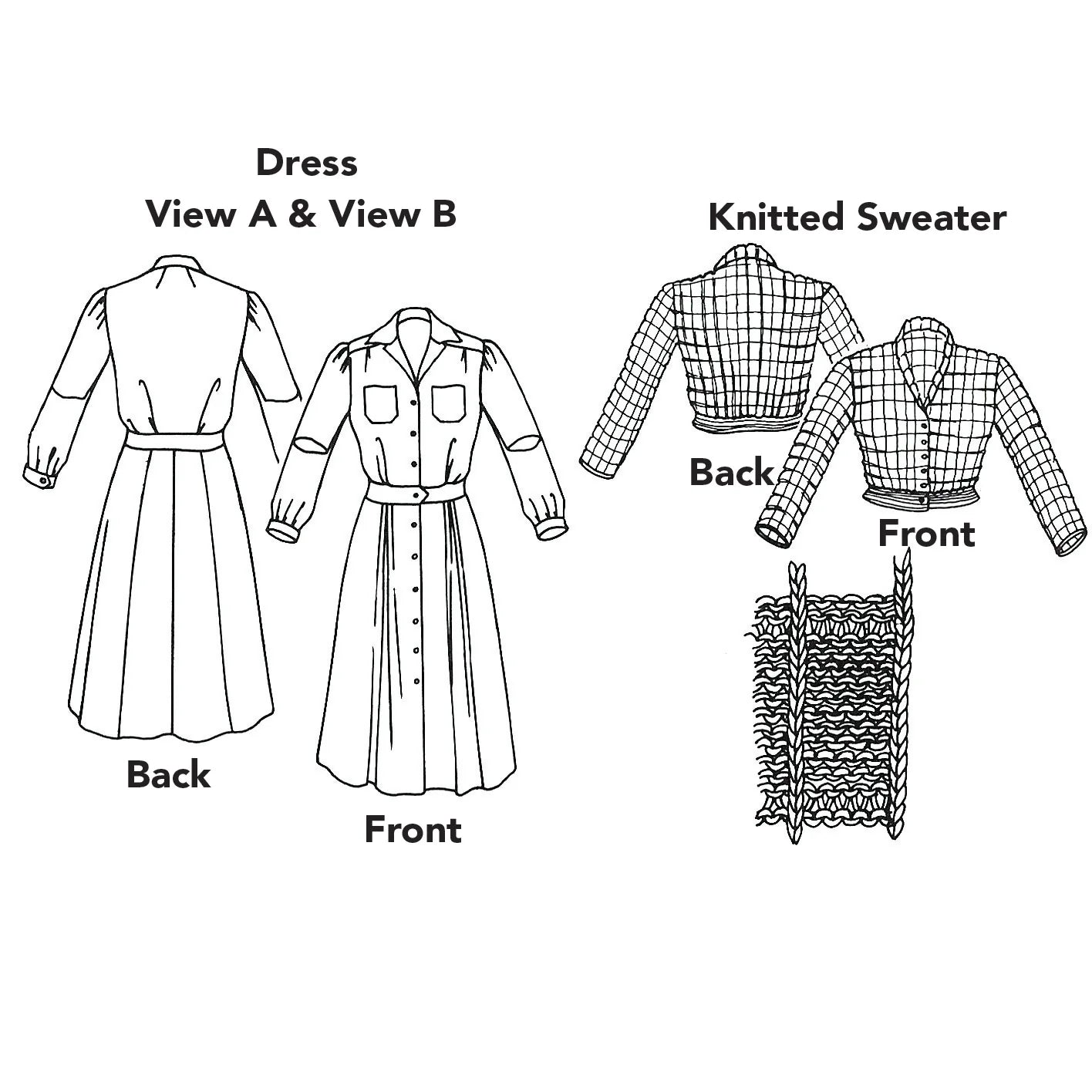 Folkwear - 235 Sporty Forties Dress - PDF and Printed Pattern