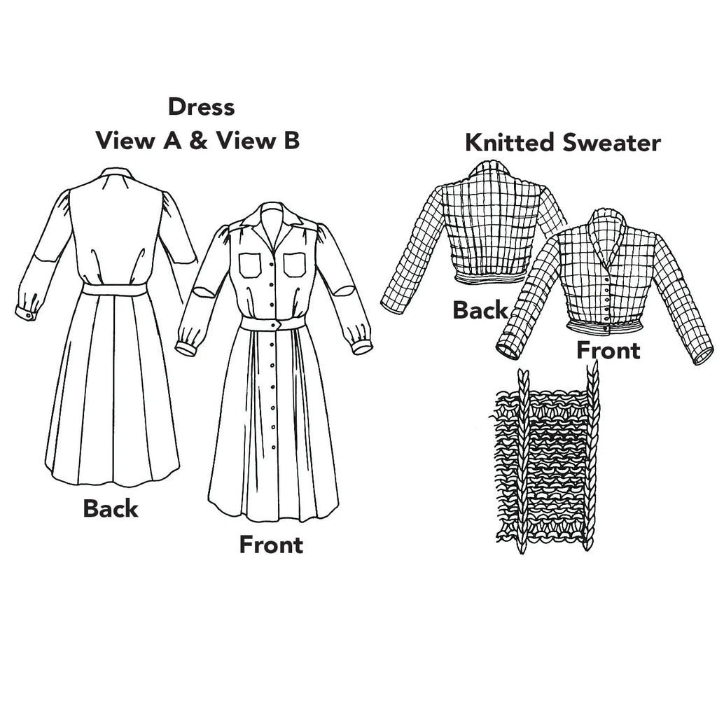 Folkwear - 235 Sporty Forties Dress - PDF and Printed Pattern